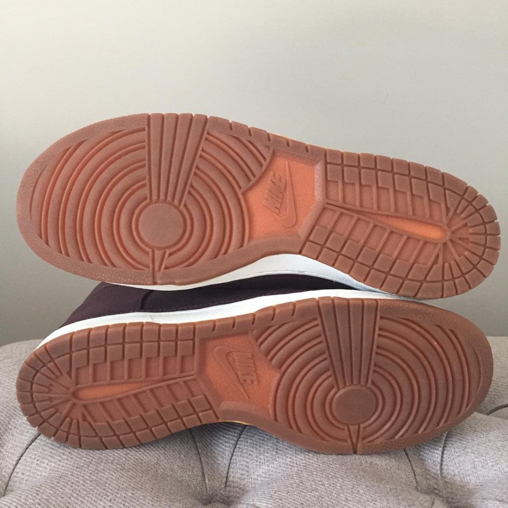 Nike Dunk High Premium Deep Burgundy Brown Size 11 - Picture 7 of 12
